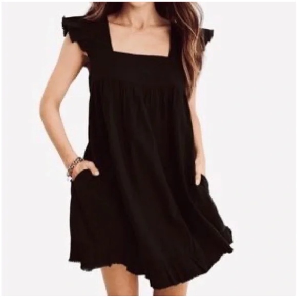 aerie | Dresses | Aerie Linen Flutter Mini Sundress | Poshmark